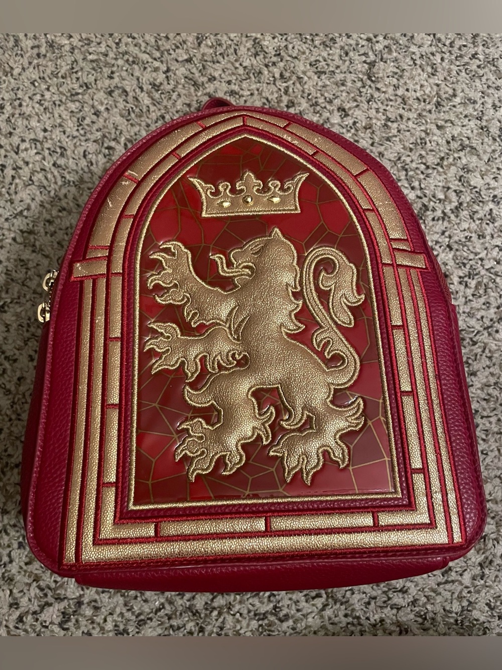 Danielle Nicole: Harry Potter Gryffindor Stained Glass Window Backpack VERY HTF